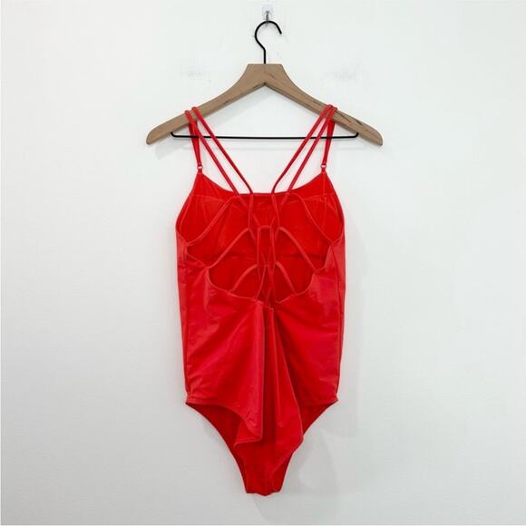 Lululemon Coastline One Piece Swimsuit in Poppy Coral - Picture 3 of 6